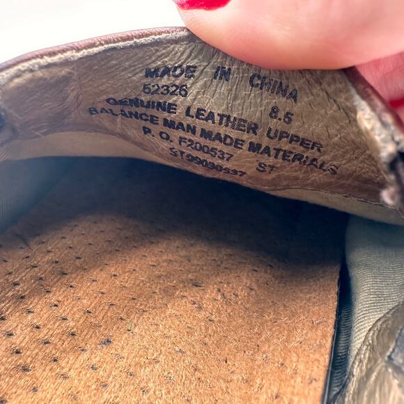 Ariat Brown Leather Western Paddock Clogs Size 8.5 - Picture 10 of 10